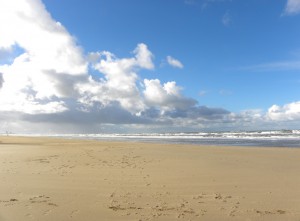 Beach and skies in Holland