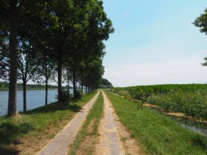wandelpad langs het Amsterdam-Rijn kanaal tussen Culemborg en Wijk bij Duurstede